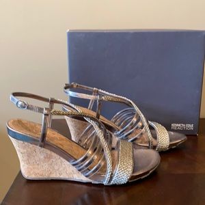 Kenneth Cole Reaction Wedge Sandals -size 10